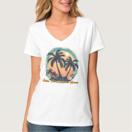 Kvinnor Grundläggande V-ringad T-Shirt