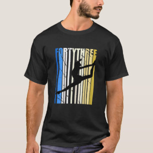 KVINNOR Gymnastika 43: e födelsedagen för gymnast T Shirt