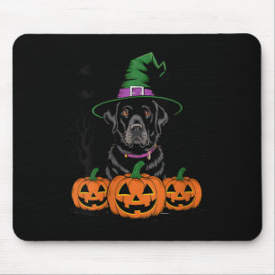 Kvinnor Halloween Svart Labrador Retriever Häxa Musmatta