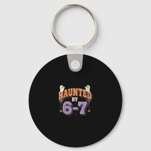Kvinnor Haunted 67 Six Seven Meme Nyckelring