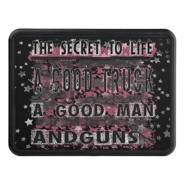 Kvinnor hemligt för Bra Lastbil Man Guns Dragkroksskydd (Framsidan)