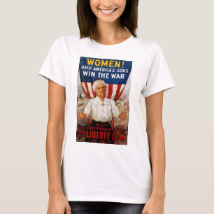 Kvinnor! Hjälp Amerikas soner Tee Shirt