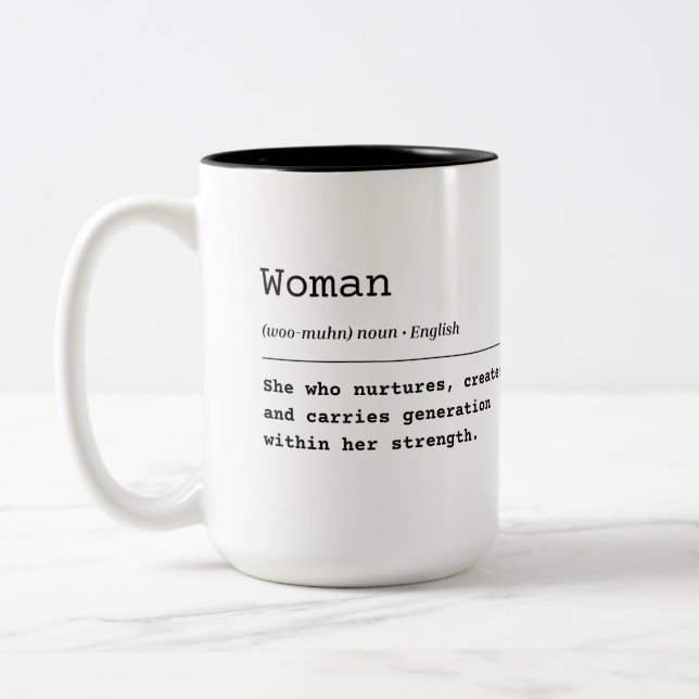 Kvinnor - Hon som bär Generation Två-Tonad Mugg (Vänster)