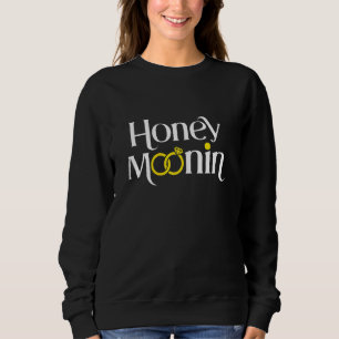 Kvinnor Honeymoonin Honeymoonin Moonin Bride Groom T Shirt