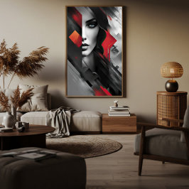 Kvinnor i Abstrakt Lagrar Poster