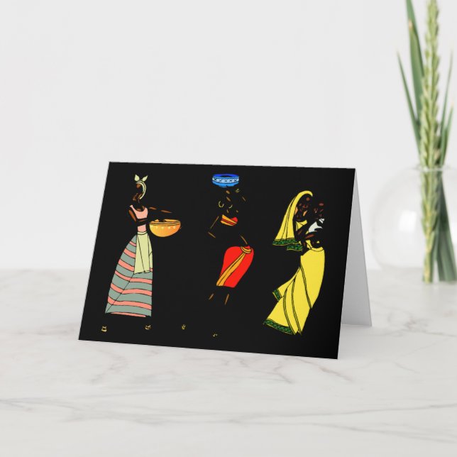 Kvinnor i Afrika Kort (Framsida)