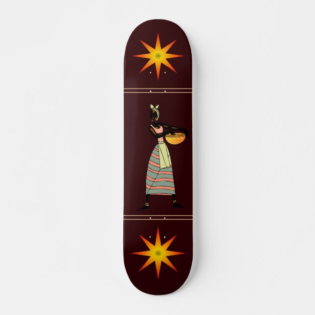 Kvinnor i Afrika Skateboard (Framsida)