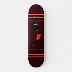 Kvinnor i Afrika Skateboard