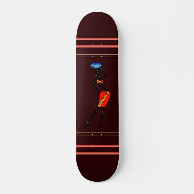 Kvinnor i Afrika Skateboard (Framsida)