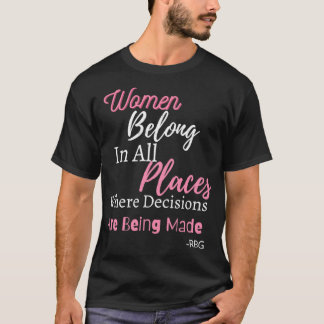 Kvinnor i alla Ställe där beslut fattas T Shirt
