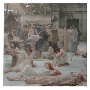 Kvinnor i Amphissa (Grekland) Kakelplatta