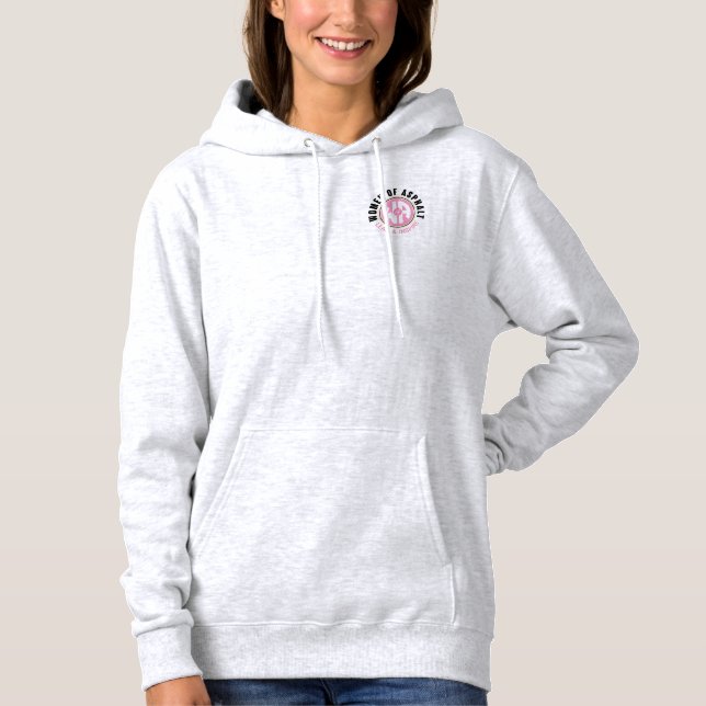 Kvinnor i asfalten Kvinnor i Hoodie T Shirt (Framsida)