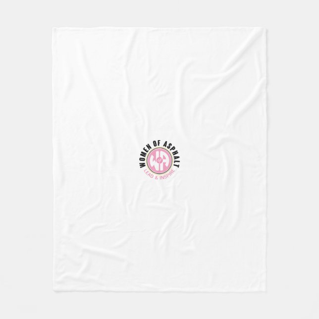 Kvinnor i Asphalt Blanket Fleecefilt (Framsidan)