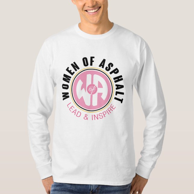 Kvinnor i Asphalt Långärmad T-Shirt (Framsida)