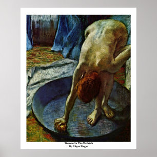 Kvinnor i badkaret av Edgar Degas Poster
