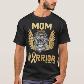 Kvinnor i Bära Guld för medvetenhet om cancer hos T Shirt