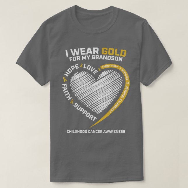 Kvinnor i Bära Guld för min barnmorskecancer T Shirt (Design framsida)