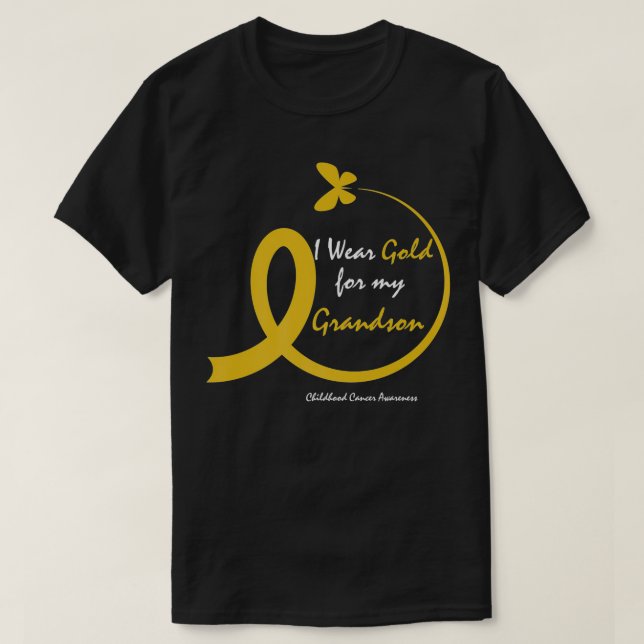 Kvinnor i Bära Guld för min barnmorskecancer T Shirt (Design framsida)