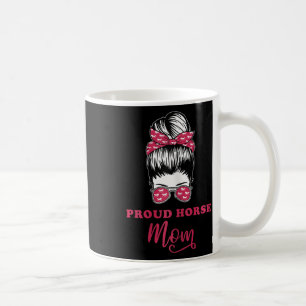Kvinnor i bästa häst Mamma Riding Horses Women Kaffemugg