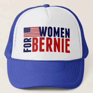 Kvinnor i Bernie Sanders Truckerkeps
