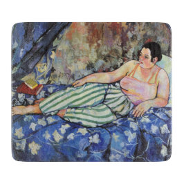 Kvinnor i Blå Bedroom (av Suzanne Valadon)