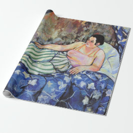 Kvinnor i Blå Bedroom (av Suzanne Valadon) Presentpapper
