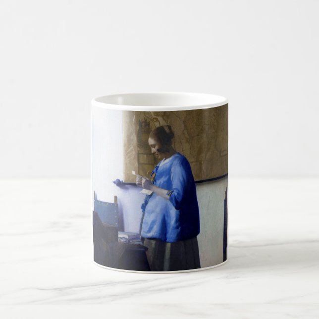Kvinnor i blå, Johannes Vermeer Kaffemugg (Center)
