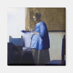 Kvinnor i blå, Johannes Vermeer Magnet