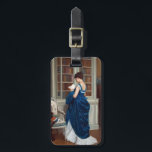 Kvinnor i blått, läsa Bok Bagagebricka<br><div class="desc">Kvinnor i blå krona har lämnat party för bibliotek.</div>