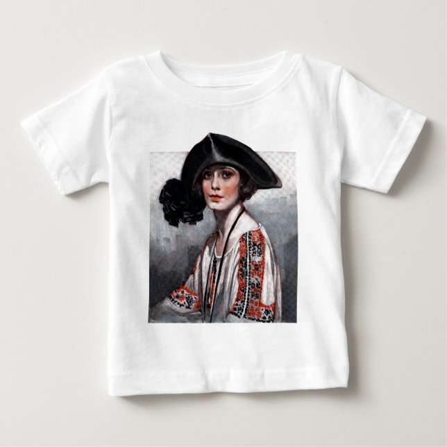 Kvinnor i broderad blouse tröja (Framsida)