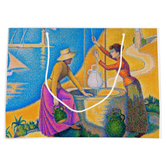 Kvinnor i brunnen, Signac (Framsidan)