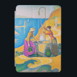 Kvinnor i brunnen, Signac iPad Mini Skydd<br><div class="desc">Paul Victor Jules Signac (11 november 1863-15 augusti 1935) var en nybildad Fransk som i samarbete med Georges Seurat hjälpte till att utveckla det pointillistiska stil. citat:Wikipedia</div>