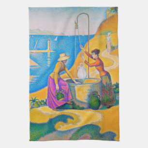 Kvinnor i brunnen, Signac Kökshandduk