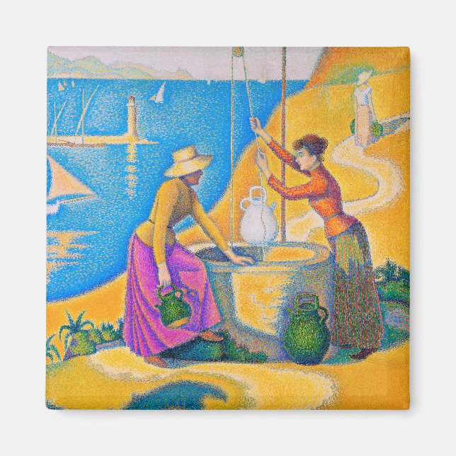Kvinnor i brunnen, Signac Magnet (Framsidan)
