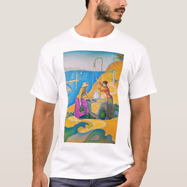 Kvinnor i brunnen, Signac T Shirt (Framsida)