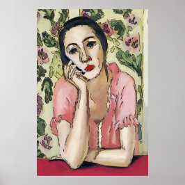 Kvinnor i cellens Mobila Abstrakt, Matisse Stil Poster