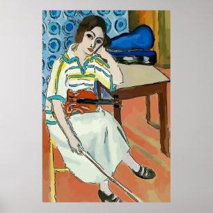 Kvinnor i cellens Mobila Abstrakt, Matisse Stil Poster
