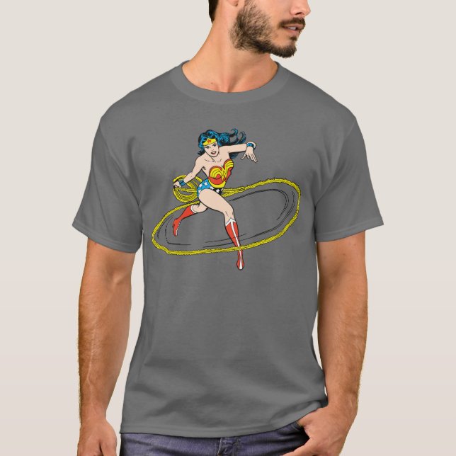  kvinnor i cirkel med Lasso T-shirt (Framsida)