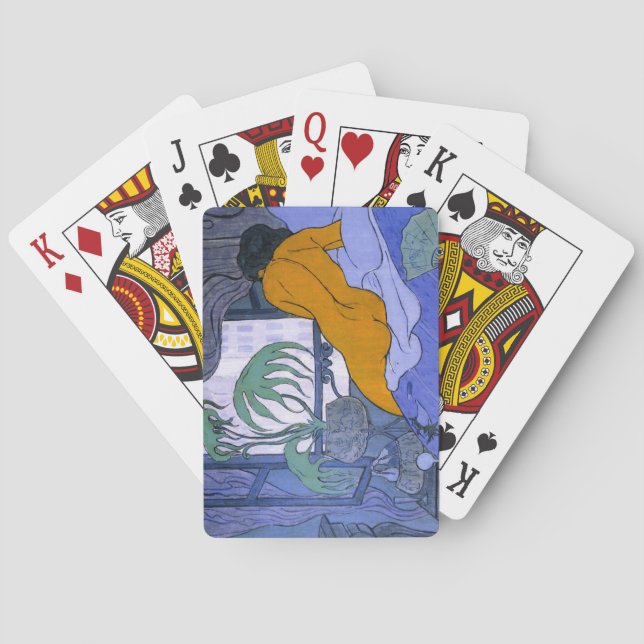 Kvinnor i det blå rummet (av Paul Ranson) Casinokort (Baksidan)