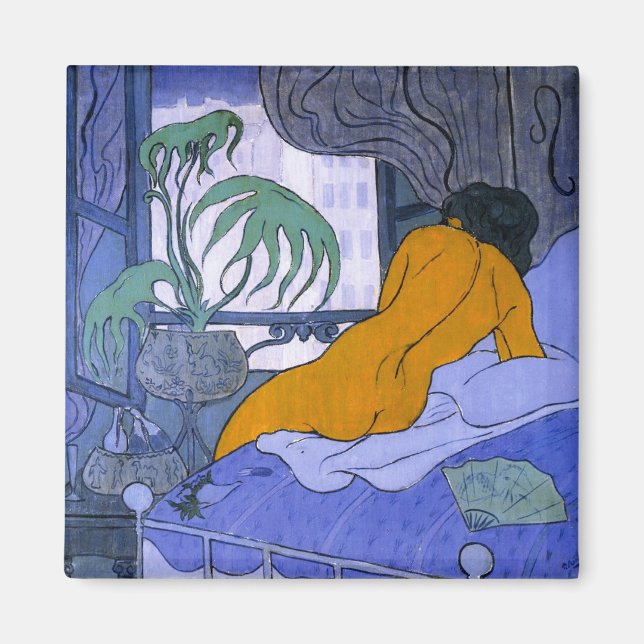Kvinnor i det blå rummet (av Paul Ranson) Magnet (Framsidan)