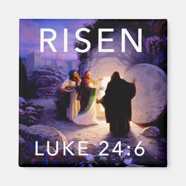 Kvinnor i det tomma kylskåpet Grav Magnet (Framsidan)