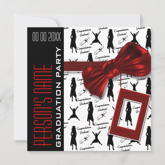 Kvinnor i eleganten party inbjudningar (Framsida)