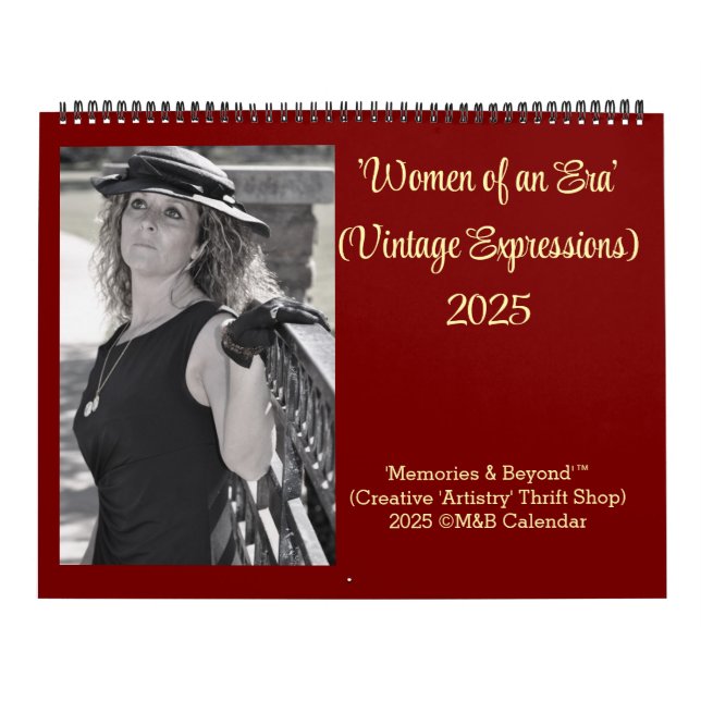 "Kvinnor i en era" ©M&B Artwork 2025 Calendar Kalender (Omslag)