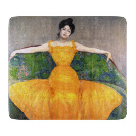 Kvinnor i en Gult Dress (av Max Kurzweil)