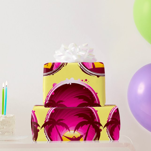 Kvinnor i en Hammock Presentpapper (Skapare uppladdad)