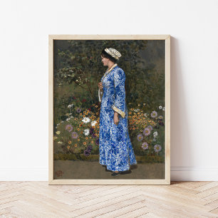 Kvinnor i en Kimono Walter Crane Poster