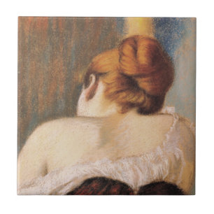 Kvinnor i en korset (av Federico Zandomeneghi) Kakelplatta