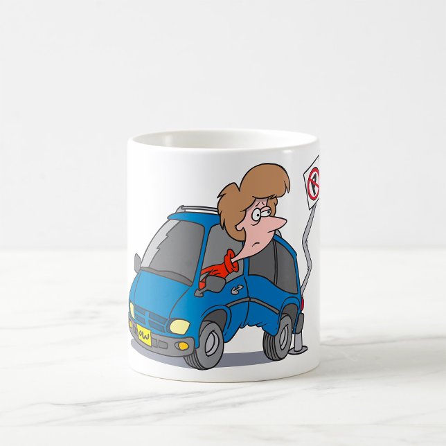 Kvinnor i en olycka kaffemugg (Skapare uppladdad)