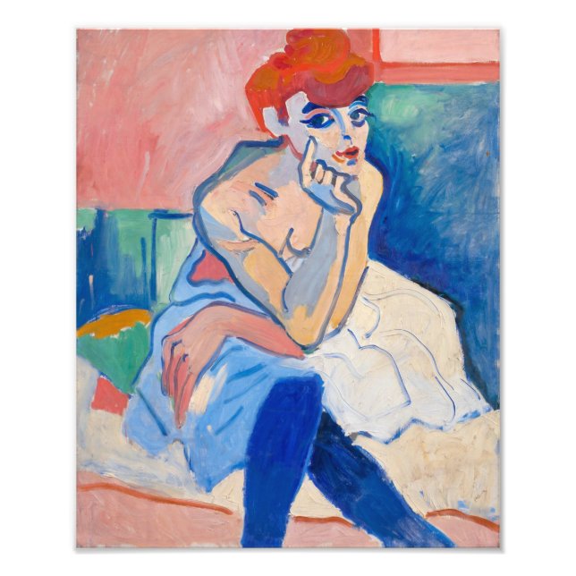 Kvinnor i ett Chemise | Andre Derain | Fototryck (Framsidan)