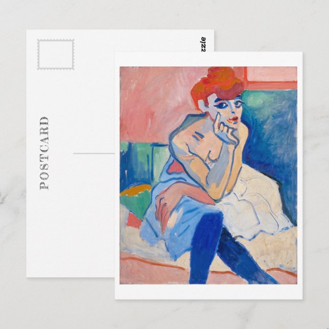 Kvinnor i ett Chemise | Andre Derain | Vykort (Fram/baksida)